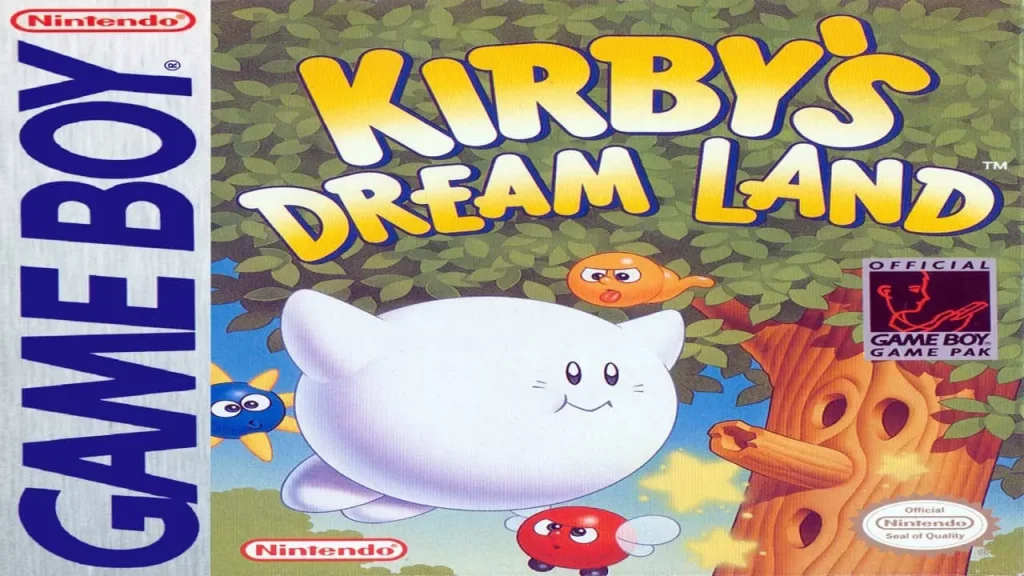 Gameboy Kirby's Dream Land - Box - Front (North America)