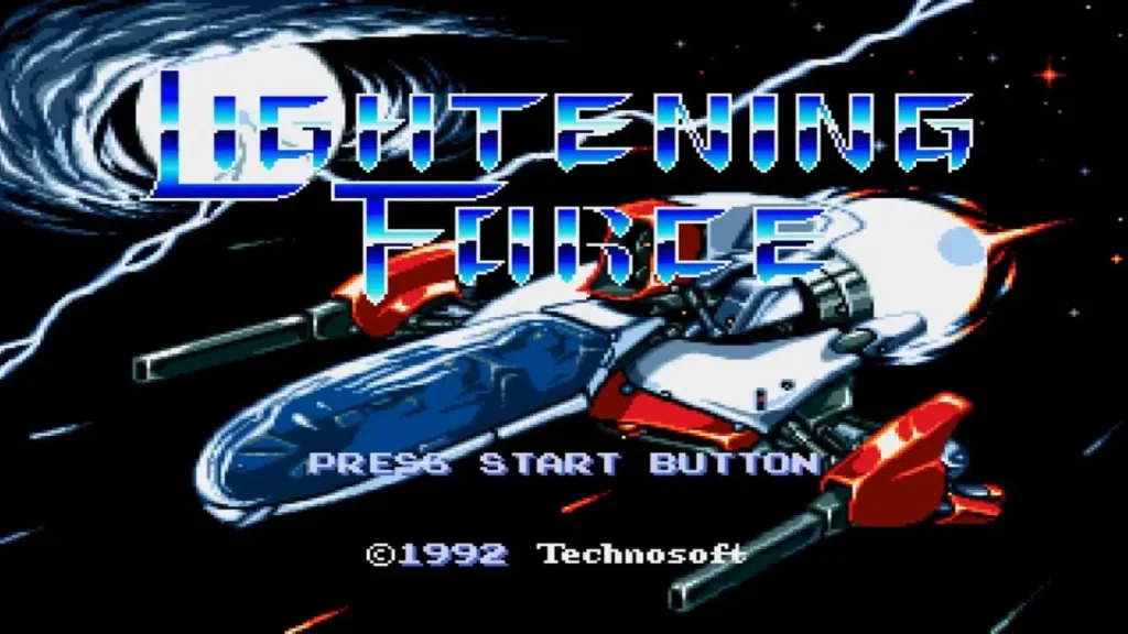 Mega Drive Thunder Force IV [Lightening Force Quest for the Darkstar] - Titulo del juego