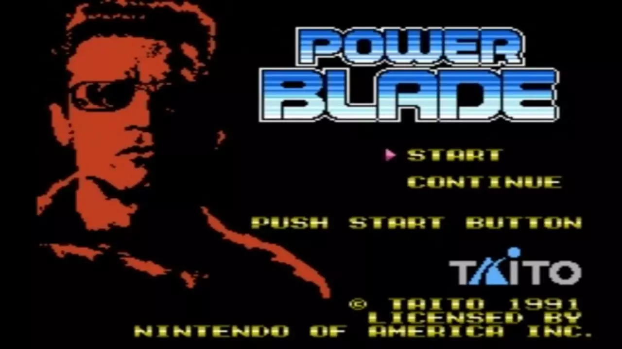 Nintendo Power Blade - Titulo del juego