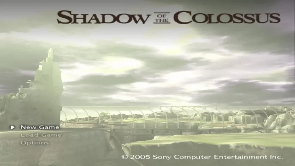 PlayStation 2 Shadow of the Colossus - Screenshot - Game Select