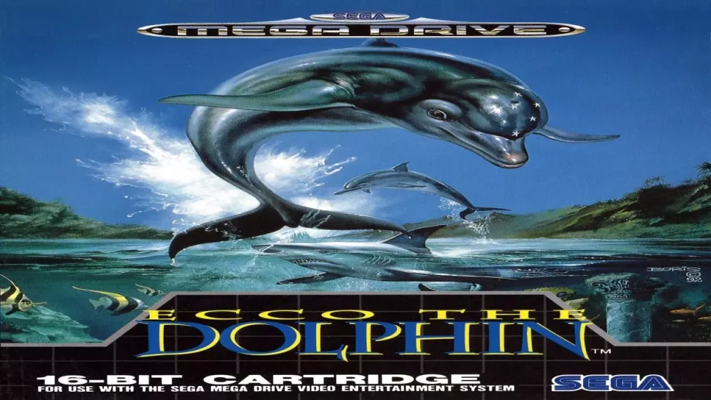 Sega Mega Drive Ecco the Dolphin - Box - Front (Europe)