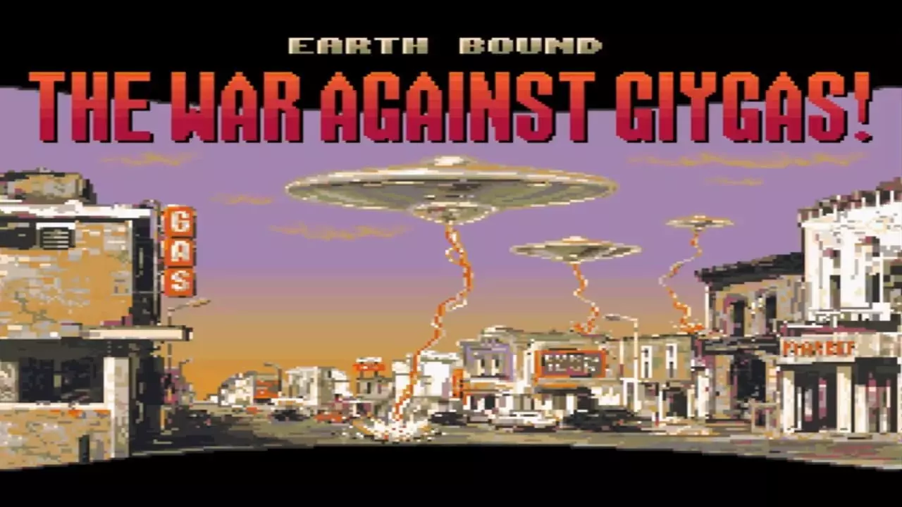 Super Nintendo EarthBound - Titulo del juego