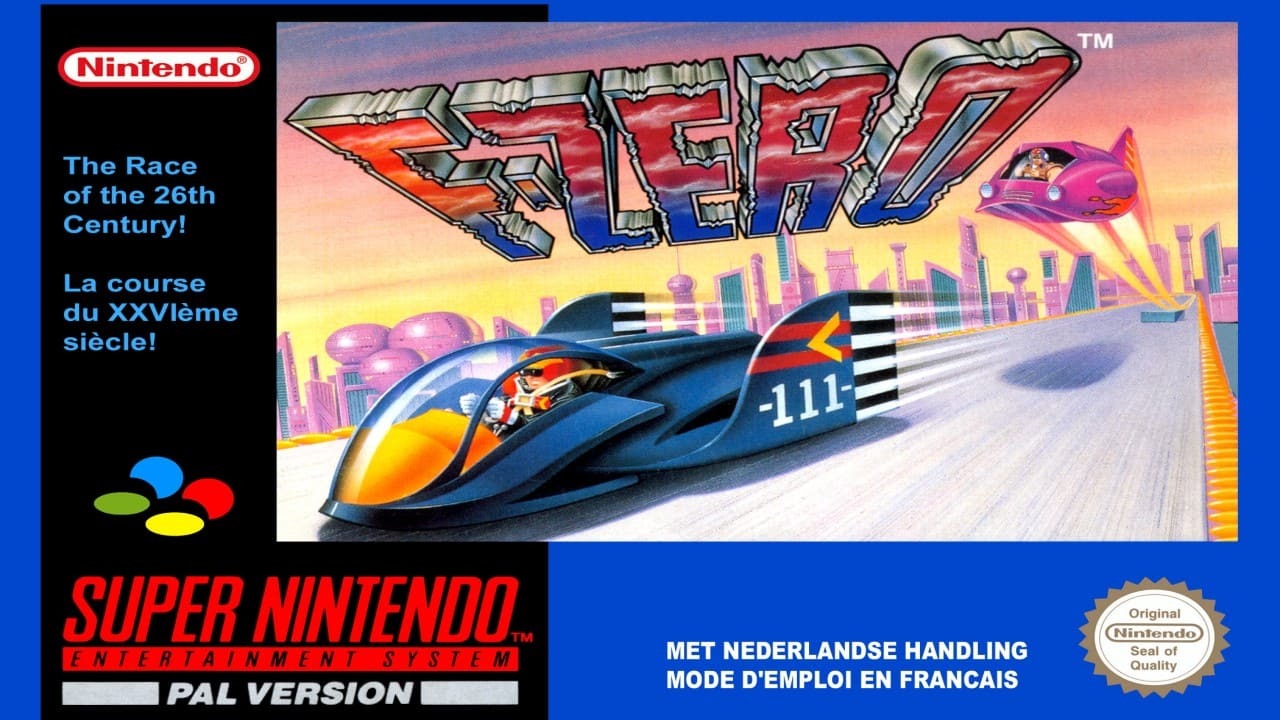 Super Nintendo F-Zero - Box - Front (Europe)