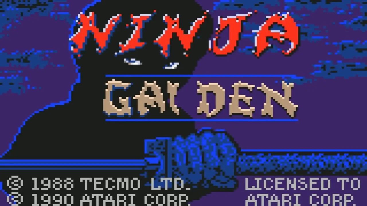 Atari Lynx Ninja Gaiden - Titulo del juego