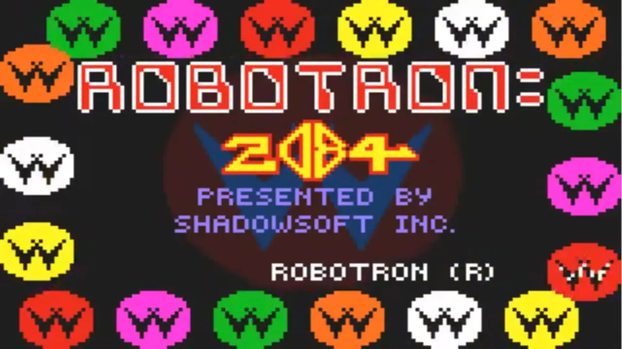 Atari Lynx Robotron 2084 - Titulo del juego