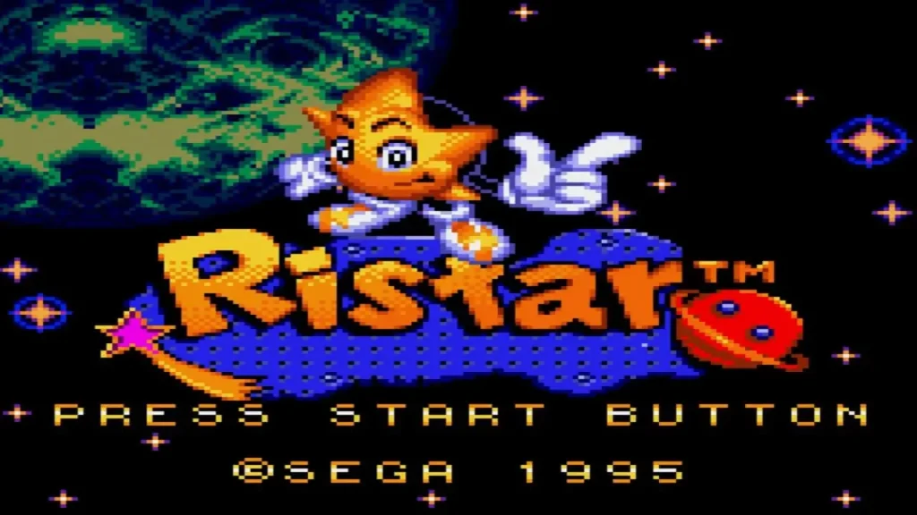 Game Gear Ristar - Titulo del juego