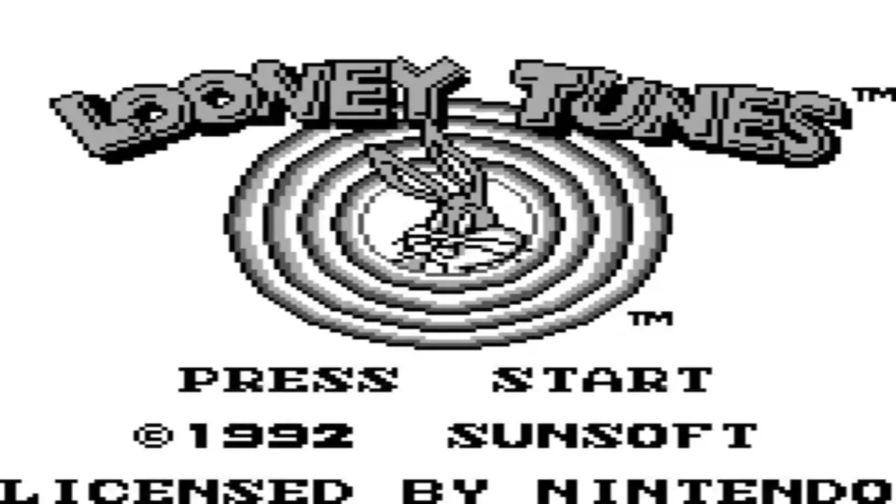 GameBoy Looney Tunes - Titulo del juego