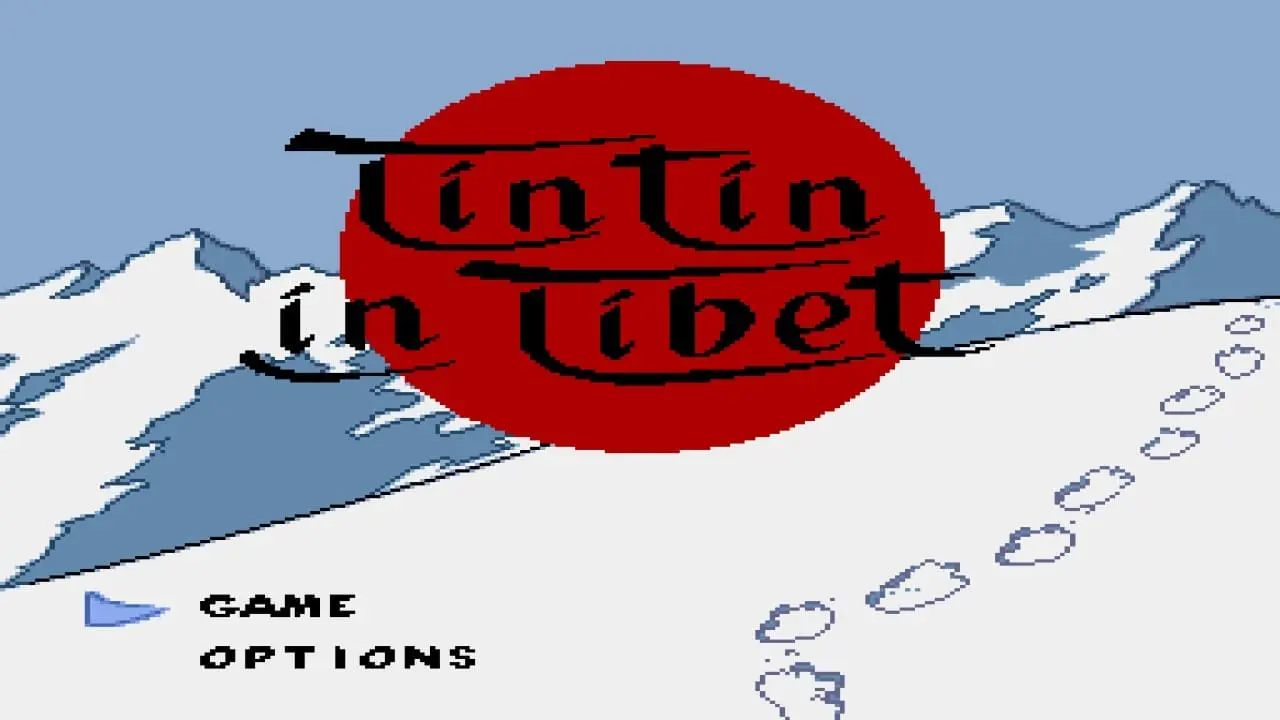 Mega Drive Tintin in Tibet - Screenshot - Game Title