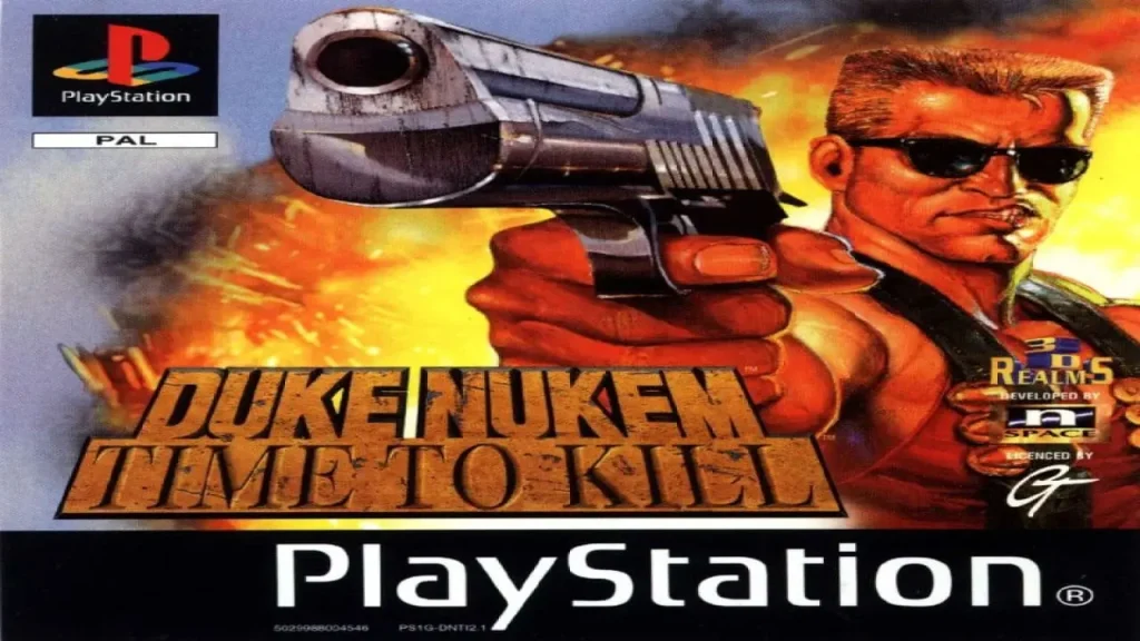 PlayStation 1 Duke Nukem Time to Kill - Box - Front (Europe)