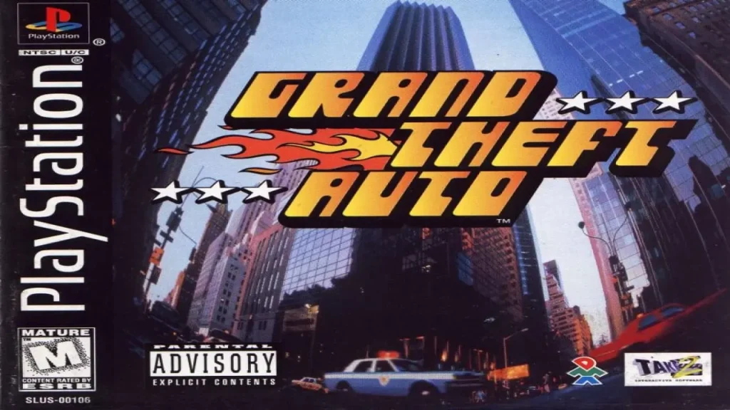 PlayStation 1 Grand Theft Auto - Box - Front (North America)