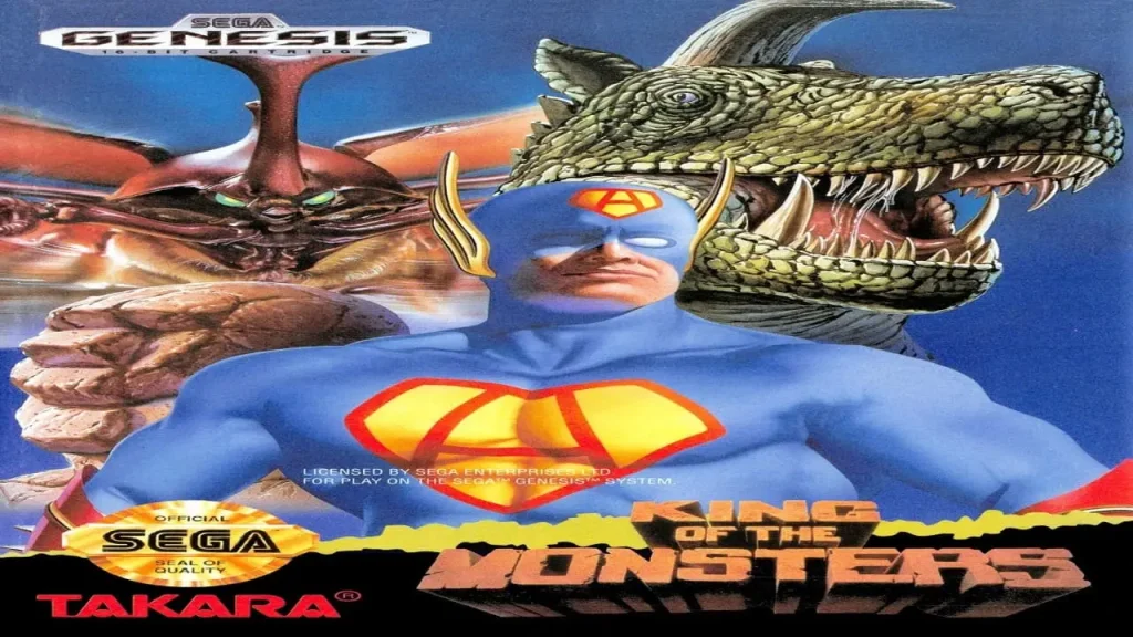 Sega Mega Drive King of the Monsters - Box - Front (Europe)