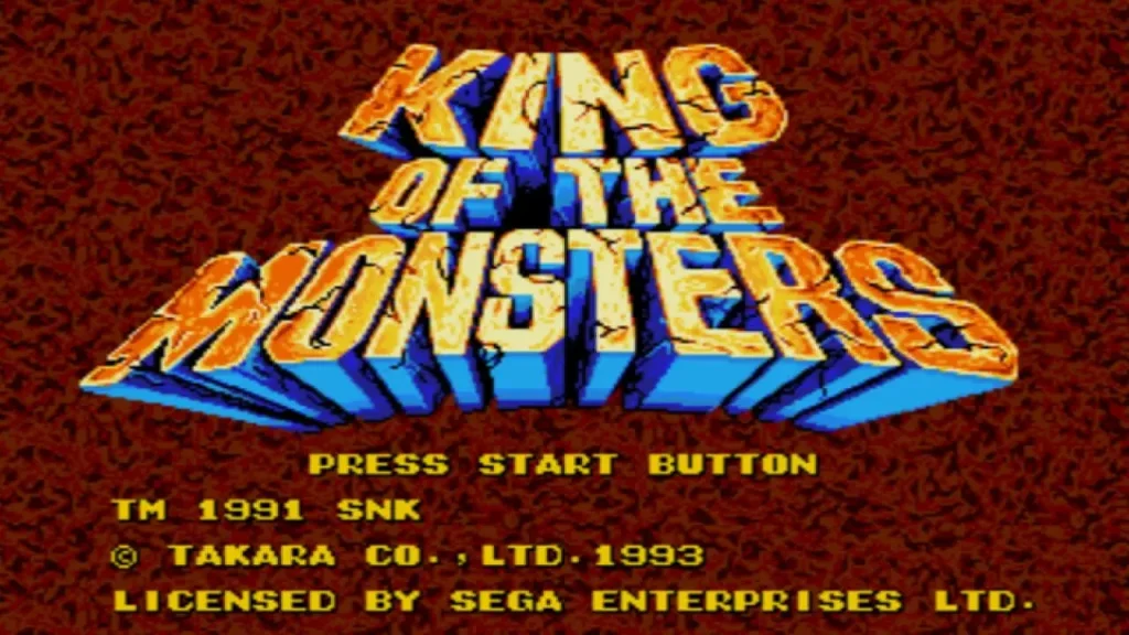 Sega Mega Drive King of the Monsters - Screenshot - Game Title (North America)