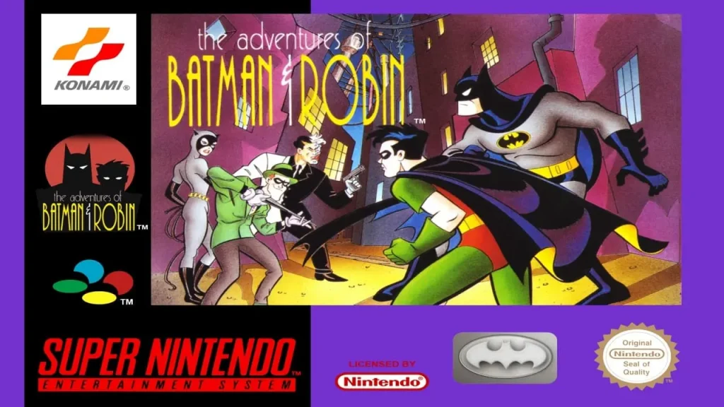 Super Nintendo The Adventures of Batman & Robin - Box - Front (Europe)