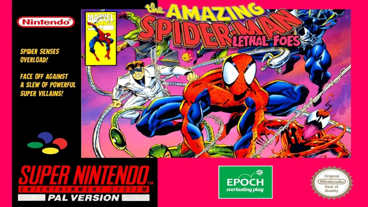 Super Nintendo The Amazing Spider Man Lethal Foes - Box - Front (Europe)