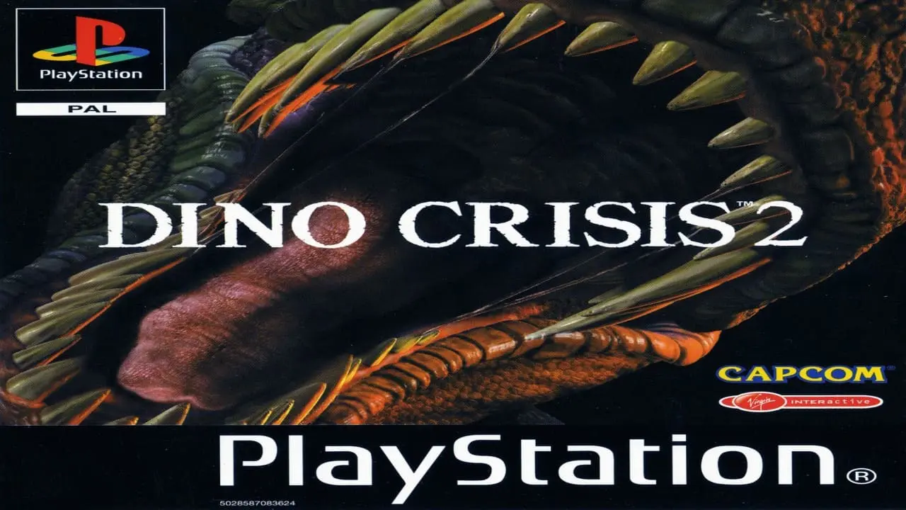 PlayStation 1 - Dino Crisis 2 - Box - Front Image (Europe)