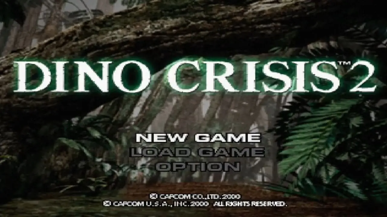 PlayStation 1 - Dino Crisis 2 - Titulo del juego