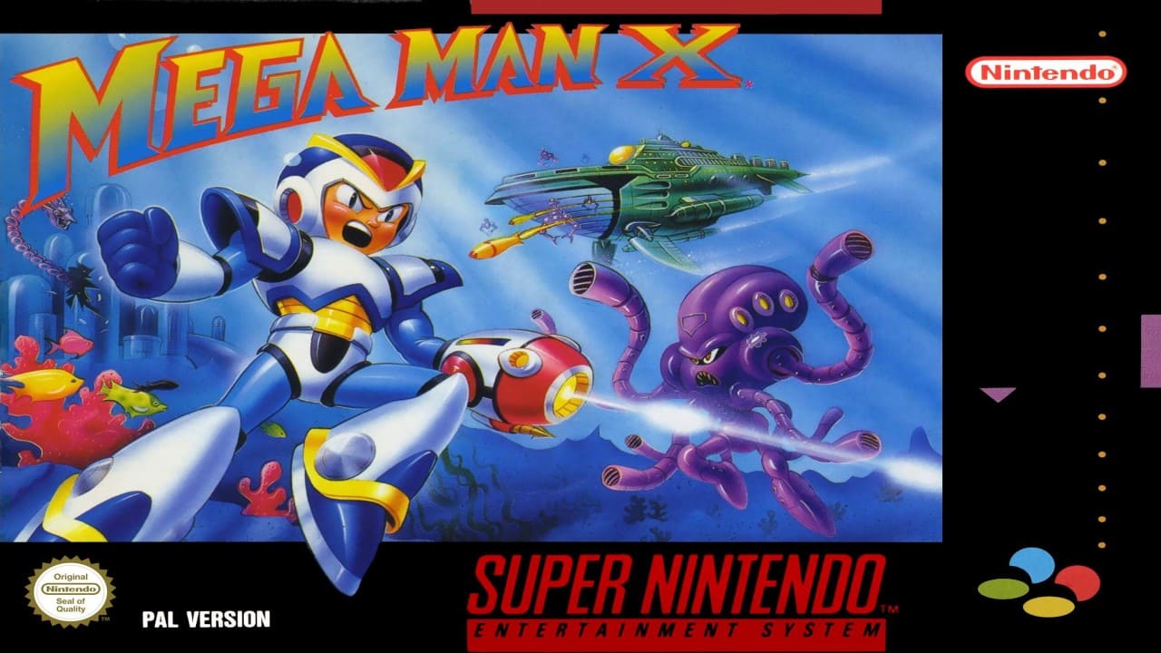 Super Nintendo Mega Man X - Box - Front Image (Europe)